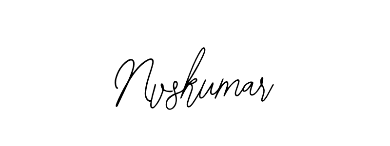 The best way (Bearetta-2O07w) to make a short signature is to pick only two or three words in your name. The name Nvskumar include a total of six letters. For converting this name. Nvskumar signature style 12 images and pictures png