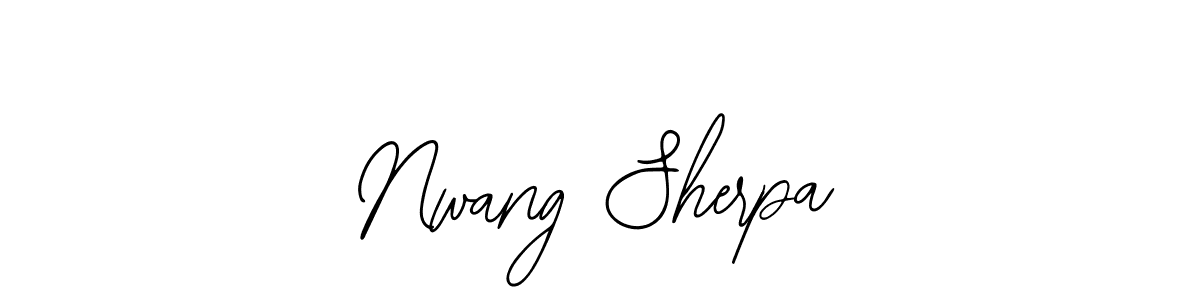 Nwang Sherpa stylish signature style. Best Handwritten Sign (Bearetta-2O07w) for my name. Handwritten Signature Collection Ideas for my name Nwang Sherpa. Nwang Sherpa signature style 12 images and pictures png