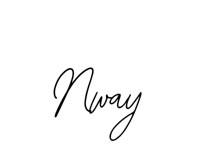 Use a signature maker to create a handwritten signature online. With this signature software, you can design (Bearetta-2O07w) your own signature for name Nway. Nway signature style 12 images and pictures png