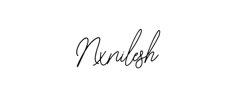Make a beautiful signature design for name Nxnilesh. With this signature (Bearetta-2O07w) style, you can create a handwritten signature for free. Nxnilesh signature style 12 images and pictures png