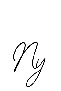 Design your own signature with our free online signature maker. With this signature software, you can create a handwritten (Bearetta-2O07w) signature for name Ny. Ny signature style 12 images and pictures png