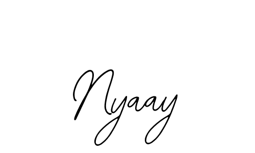 The best way (Bearetta-2O07w) to make a short signature is to pick only two or three words in your name. The name Nyaay include a total of six letters. For converting this name. Nyaay signature style 12 images and pictures png