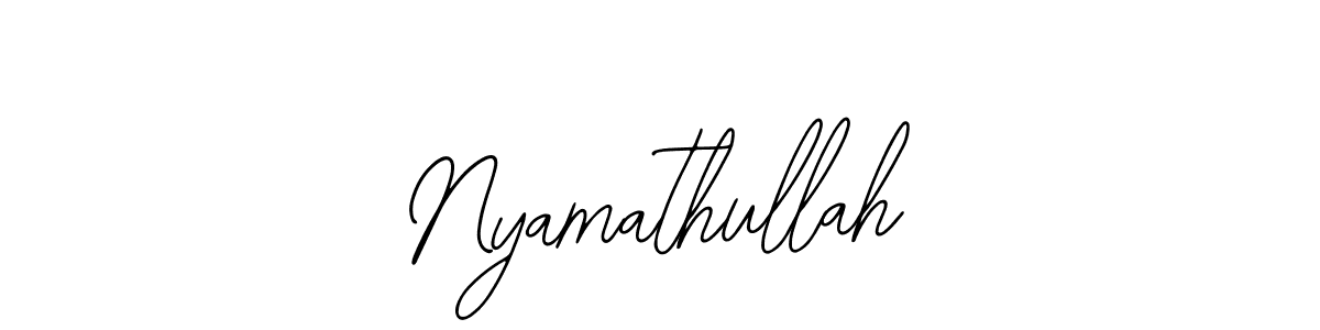 Make a beautiful signature design for name Nyamathullah. Use this online signature maker to create a handwritten signature for free. Nyamathullah signature style 12 images and pictures png