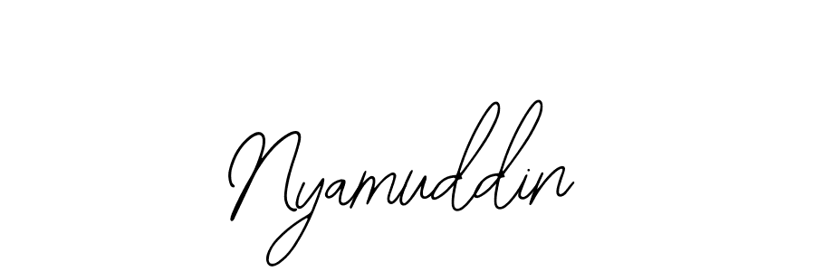 Similarly Bearetta-2O07w is the best handwritten signature design. Signature creator online .You can use it as an online autograph creator for name Nyamuddin. Nyamuddin signature style 12 images and pictures png