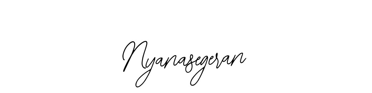 Make a beautiful signature design for name Nyanasegeran. With this signature (Bearetta-2O07w) style, you can create a handwritten signature for free. Nyanasegeran signature style 12 images and pictures png