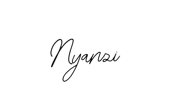 Make a beautiful signature design for name Nyanzi. With this signature (Bearetta-2O07w) style, you can create a handwritten signature for free. Nyanzi signature style 12 images and pictures png