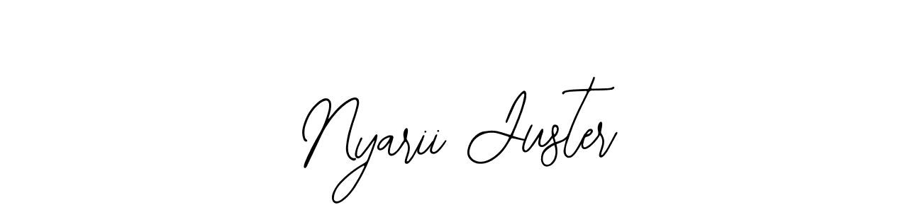 Nyarii Juster stylish signature style. Best Handwritten Sign (Bearetta-2O07w) for my name. Handwritten Signature Collection Ideas for my name Nyarii Juster. Nyarii Juster signature style 12 images and pictures png