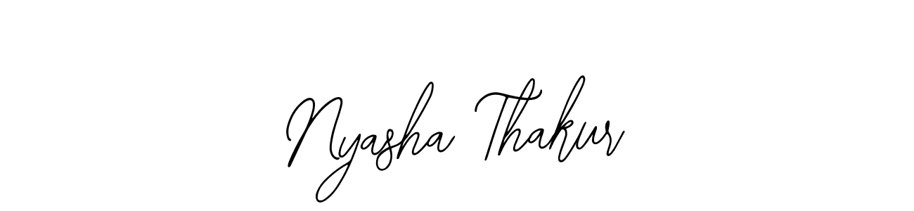 How to make Nyasha Thakur name signature. Use Bearetta-2O07w style for creating short signs online. This is the latest handwritten sign. Nyasha Thakur signature style 12 images and pictures png