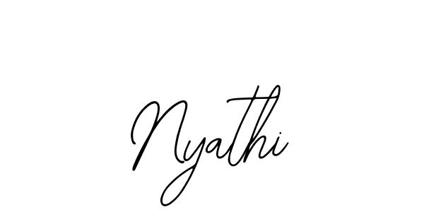 Make a beautiful signature design for name Nyathi. With this signature (Bearetta-2O07w) style, you can create a handwritten signature for free. Nyathi signature style 12 images and pictures png