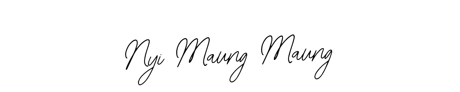 Nyi Maung Maung stylish signature style. Best Handwritten Sign (Bearetta-2O07w) for my name. Handwritten Signature Collection Ideas for my name Nyi Maung Maung. Nyi Maung Maung signature style 12 images and pictures png