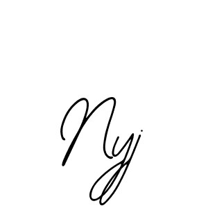 It looks lik you need a new signature style for name Nyj. Design unique handwritten (Bearetta-2O07w) signature with our free signature maker in just a few clicks. Nyj signature style 12 images and pictures png