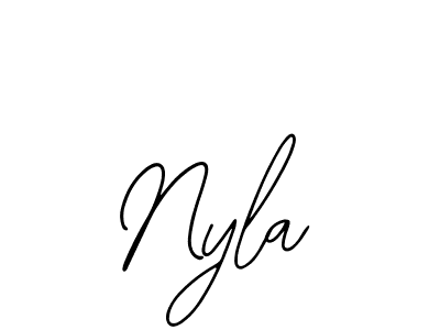 Here are the top 10 professional signature styles for the name Nyla. These are the best autograph styles you can use for your name. Nyla signature style 12 images and pictures png