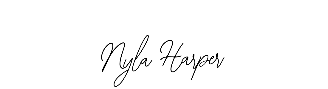 See photos of Nyla Harper official signature by Spectra . Check more albums & portfolios. Read reviews & check more about Bearetta-2O07w font. Nyla Harper signature style 12 images and pictures png