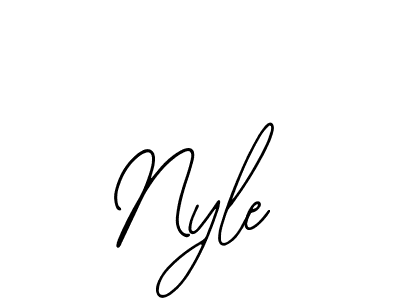 The best way (Bearetta-2O07w) to make a short signature is to pick only two or three words in your name. The name Nyle include a total of six letters. For converting this name. Nyle signature style 12 images and pictures png