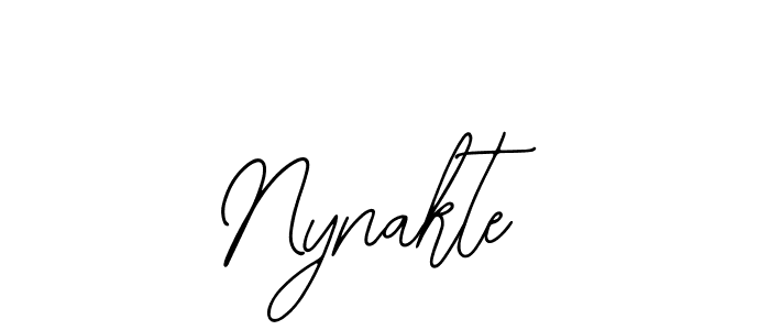 You should practise on your own different ways (Bearetta-2O07w) to write your name (Nynakte) in signature. don't let someone else do it for you. Nynakte signature style 12 images and pictures png