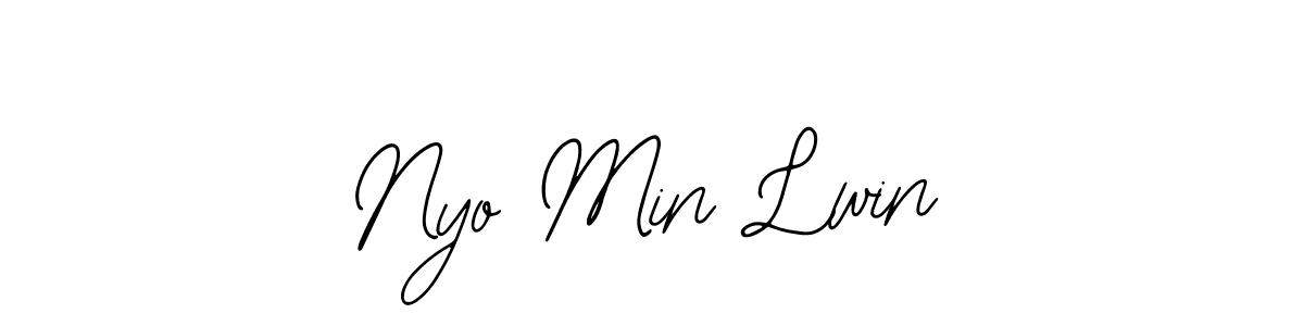 Design your own signature with our free online signature maker. With this signature software, you can create a handwritten (Bearetta-2O07w) signature for name Nyo Min Lwin. Nyo Min Lwin signature style 12 images and pictures png