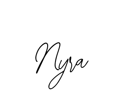 You should practise on your own different ways (Bearetta-2O07w) to write your name (Nyra) in signature. don't let someone else do it for you. Nyra signature style 12 images and pictures png