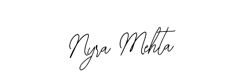 Make a beautiful signature design for name Nyra Mehta. Use this online signature maker to create a handwritten signature for free. Nyra Mehta signature style 12 images and pictures png