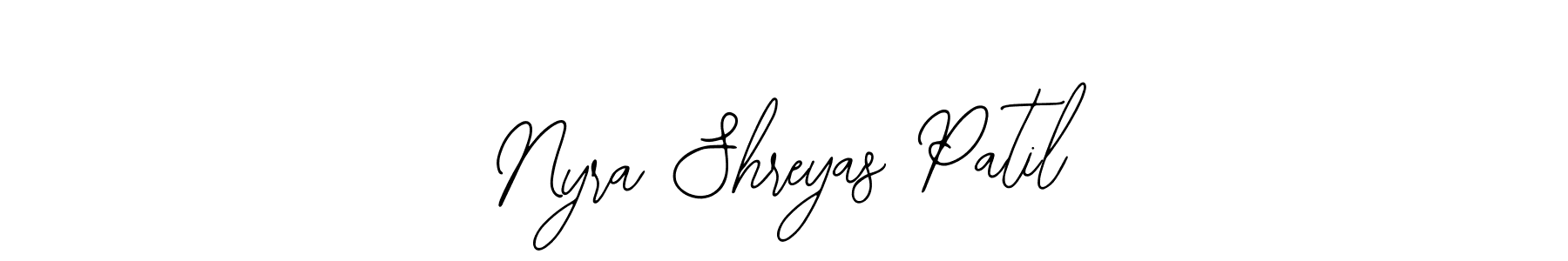 Design your own signature with our free online signature maker. With this signature software, you can create a handwritten (Bearetta-2O07w) signature for name Nyra Shreyas Patil. Nyra Shreyas Patil signature style 12 images and pictures png