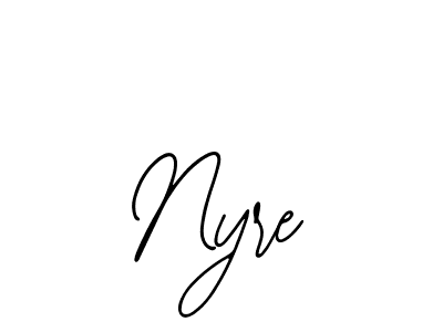 Design your own signature with our free online signature maker. With this signature software, you can create a handwritten (Bearetta-2O07w) signature for name Nyre. Nyre signature style 12 images and pictures png