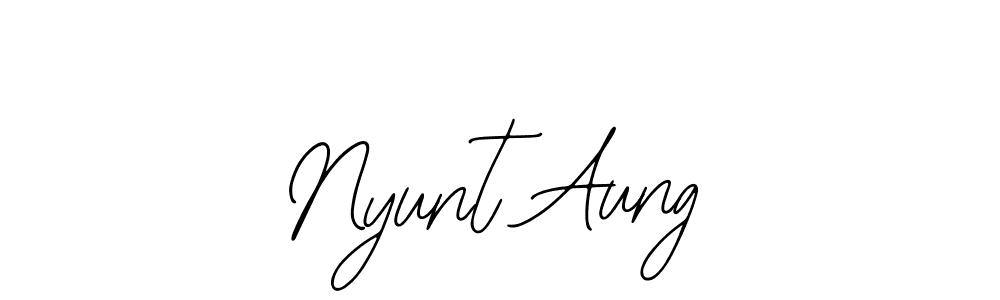 Also we have Nyunt Aung name is the best signature style. Create professional handwritten signature collection using Bearetta-2O07w autograph style. Nyunt Aung signature style 12 images and pictures png