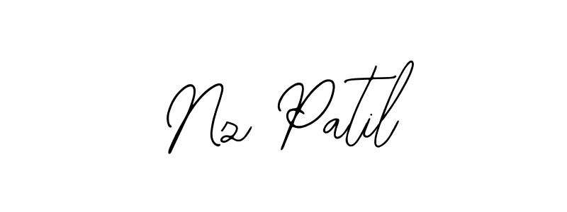 Similarly Bearetta-2O07w is the best handwritten signature design. Signature creator online .You can use it as an online autograph creator for name Nz Patil. Nz Patil signature style 12 images and pictures png