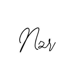 Design your own signature with our free online signature maker. With this signature software, you can create a handwritten (Bearetta-2O07w) signature for name Nzr. Nzr signature style 12 images and pictures png