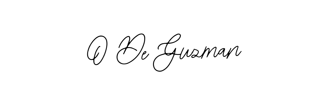 Make a beautiful signature design for name O De Guzman. With this signature (Bearetta-2O07w) style, you can create a handwritten signature for free. O De Guzman signature style 12 images and pictures png