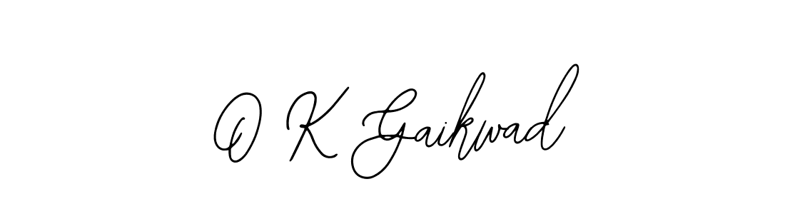 Create a beautiful signature design for name O K Gaikwad. With this signature (Bearetta-2O07w) fonts, you can make a handwritten signature for free. O K Gaikwad signature style 12 images and pictures png