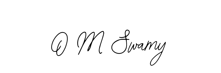 You should practise on your own different ways (Bearetta-2O07w) to write your name (O M Swamy) in signature. don't let someone else do it for you. O M Swamy signature style 12 images and pictures png