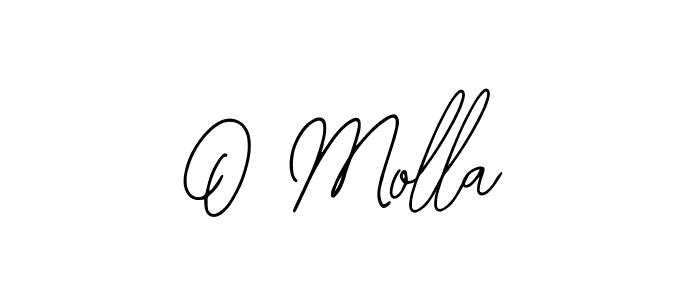 Design your own signature with our free online signature maker. With this signature software, you can create a handwritten (Bearetta-2O07w) signature for name O Molla. O Molla signature style 12 images and pictures png