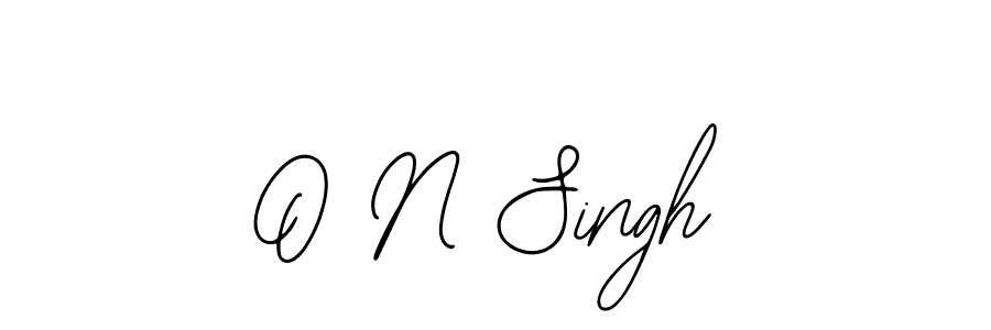 How to make O N Singh name signature. Use Bearetta-2O07w style for creating short signs online. This is the latest handwritten sign. O N Singh signature style 12 images and pictures png