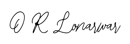 Download transparent PNG signature for name O R Lonarwar styled with Bearetta-2O07w font. Ready to paste directly into PDF and Word agreements. O R Lonarwar signature style 12 images and pictures png