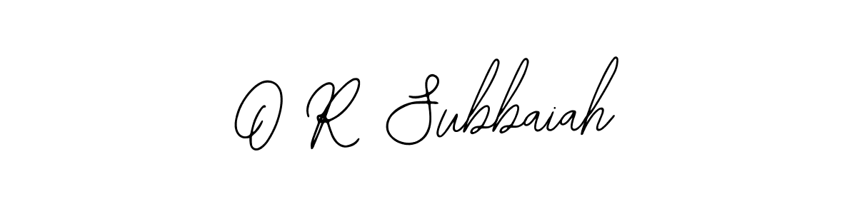 Similarly Bearetta-2O07w is the best handwritten signature design. Signature creator online .You can use it as an online autograph creator for name O R Subbaiah. O R Subbaiah signature style 12 images and pictures png