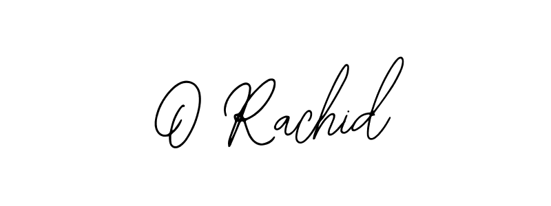Use a signature maker to create a handwritten signature online. With this signature software, you can design (Bearetta-2O07w) your own signature for name O Rachid. O Rachid signature style 12 images and pictures png