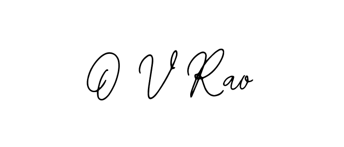 Make a beautiful signature design for name O V Rao. Use this online signature maker to create a handwritten signature for free. O V Rao signature style 12 images and pictures png