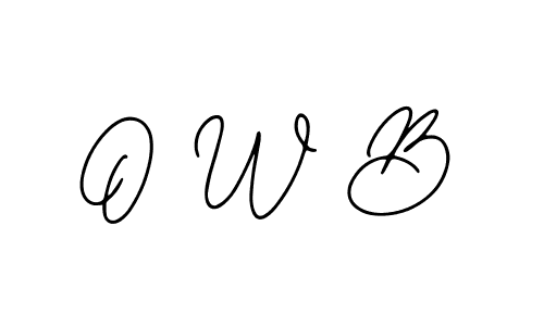 Create a beautiful signature design for name O W B. With this signature (Bearetta-2O07w) fonts, you can make a handwritten signature for free. O W B signature style 12 images and pictures png