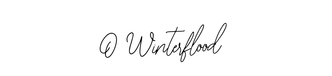 Make a beautiful signature design for name O Winterflood. With this signature (Bearetta-2O07w) style, you can create a handwritten signature for free. O Winterflood signature style 12 images and pictures png