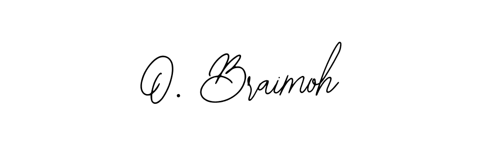 The best way (Bearetta-2O07w) to make a short signature is to pick only two or three words in your name. The name O. Braimoh include a total of six letters. For converting this name. O. Braimoh signature style 12 images and pictures png