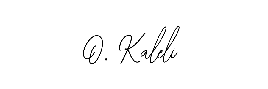 The best way (Bearetta-2O07w) to make a short signature is to pick only two or three words in your name. The name O. Kaleli include a total of six letters. For converting this name. O. Kaleli signature style 12 images and pictures png