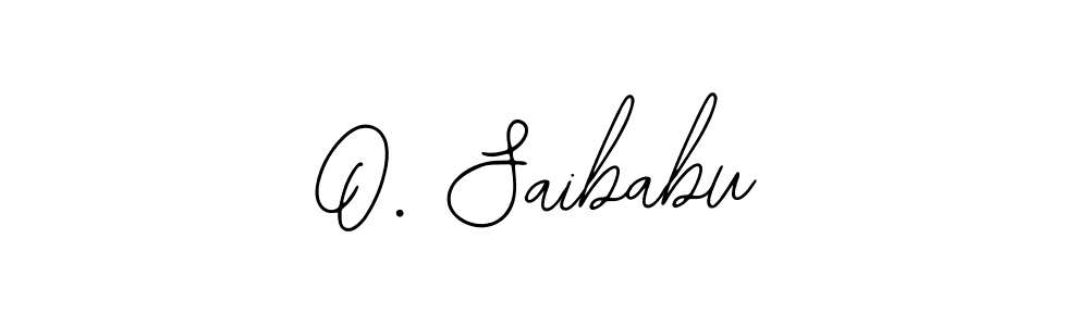 Also You can easily find your signature by using the search form. We will create O. Saibabu name handwritten signature images for you free of cost using Bearetta-2O07w sign style. O. Saibabu signature style 12 images and pictures png