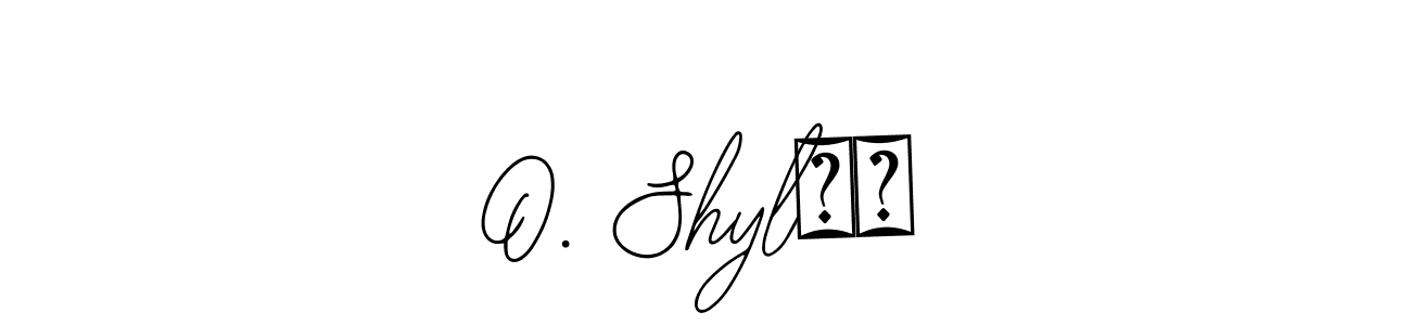 Bearetta-2O07w is a professional signature style that is perfect for those who want to add a touch of class to their signature. It is also a great choice for those who want to make their signature more unique. Get O. Shyl❤️ name to fancy signature for free. O. Shyl❤️ signature style 12 images and pictures png