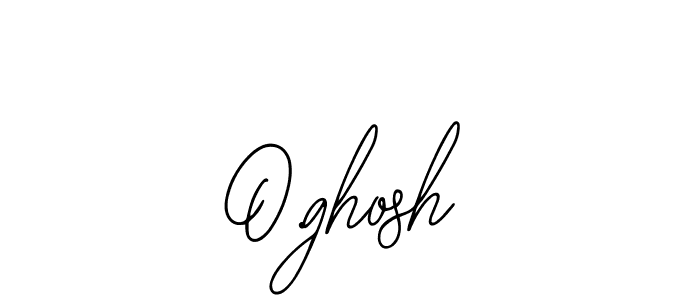 Use a signature maker to create a handwritten signature online. With this signature software, you can design (Bearetta-2O07w) your own signature for name O.ghosh. O.ghosh signature style 12 images and pictures png