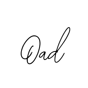 Design your own signature with our free online signature maker. With this signature software, you can create a handwritten (Bearetta-2O07w) signature for name Oad. Oad signature style 12 images and pictures png