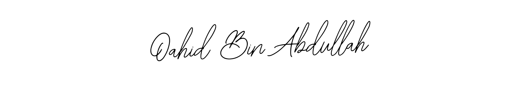 Check out images of Autograph of Oahid Bin Abdullah name. Actor Oahid Bin Abdullah Signature Style. Bearetta-2O07w is a professional sign style online. Oahid Bin Abdullah signature style 12 images and pictures png