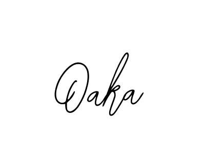 Oaka stylish signature style. Best Handwritten Sign (Bearetta-2O07w) for my name. Handwritten Signature Collection Ideas for my name Oaka. Oaka signature style 12 images and pictures png