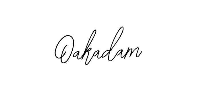 Create a beautiful signature design for name Oakadam. With this signature (Bearetta-2O07w) fonts, you can make a handwritten signature for free. Oakadam signature style 12 images and pictures png