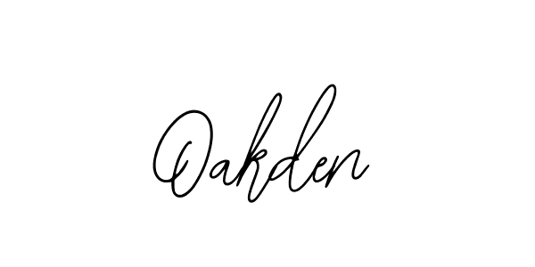 How to make Oakden signature? Bearetta-2O07w is a professional autograph style. Create handwritten signature for Oakden name. Oakden signature style 12 images and pictures png