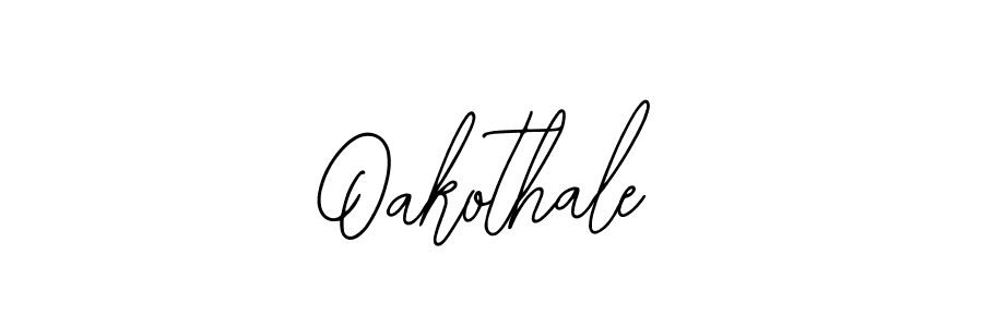 Oakothale stylish signature style. Best Handwritten Sign (Bearetta-2O07w) for my name. Handwritten Signature Collection Ideas for my name Oakothale. Oakothale signature style 12 images and pictures png