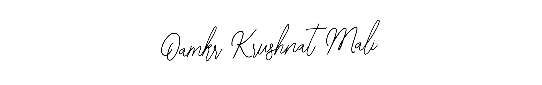 Here are the top 10 professional signature styles for the name Oamkr Krushnat Mali. These are the best autograph styles you can use for your name. Oamkr Krushnat Mali signature style 12 images and pictures png